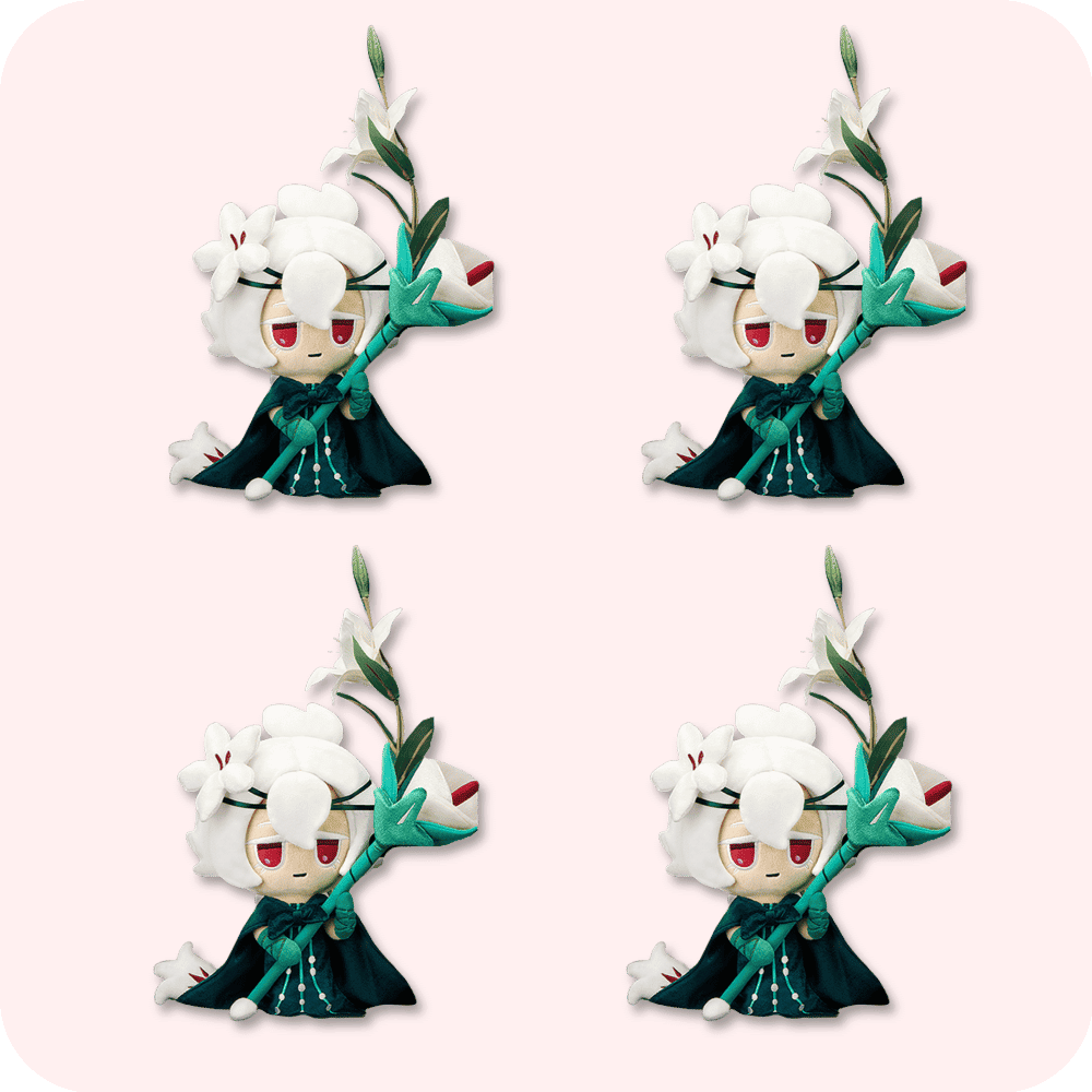 White Lily Cookie Plush 4PCS White Lily Cookie Plush 4PCS